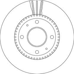 DISC FRANA TRW DF4710 - Compatibil cu HYUNDAI, HYUNDAI (BEIJING), KIA, KIA (DYK)