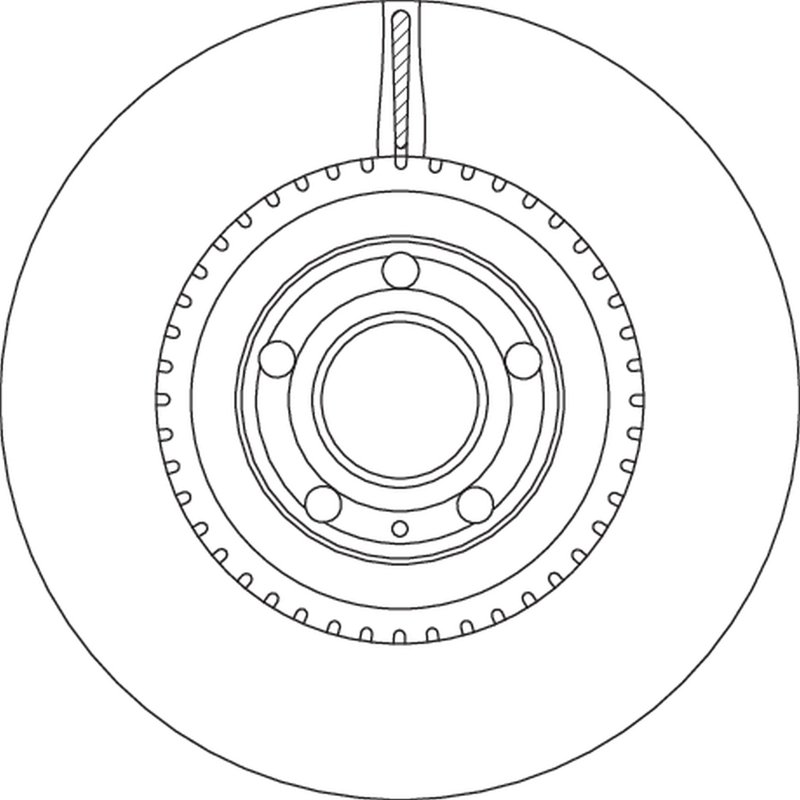 DISC FRANA TRW DF4757S - Compatibil cu AUDI