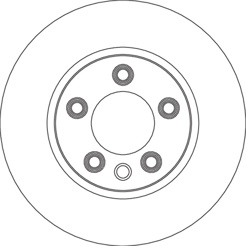 DISC FRANA TRW DF4762S - Compatibil cu PORSCHE, VW