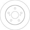 DISC FRANA TRW DF4811 - Compatibil cu TOYOTA, TOYOTA (FAW), TOYOTA (GAC)