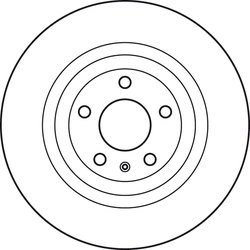 DISC FRANA TRW DF4818S - Compatibil cu AUDI, AUDI (FAW)