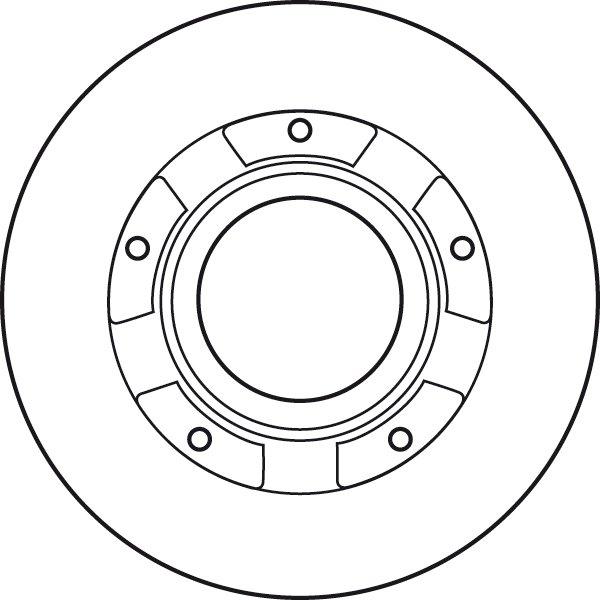 Disc frana TRW DF4821S