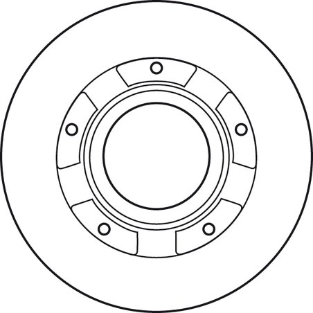 Disc frana TRW DF4821S