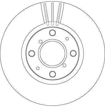 Disc frana TRW DF4824