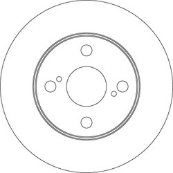 DISC FRANA TRW DF4827 - Compatibil cu TOYOTA