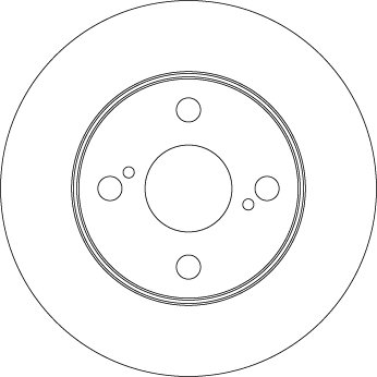 DISC FRANA TRW DF4827 - Compatibil cu TOYOTA