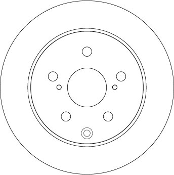 DISC FRANA TRW DF4829 - Compatibil cu TOYOTA, TOYOTA (FAW)
