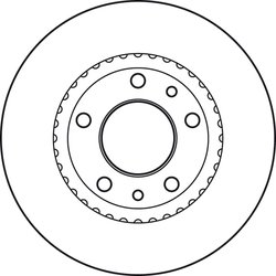 DISC FRANA TRW DF4836S - Compatibil cu KIA
