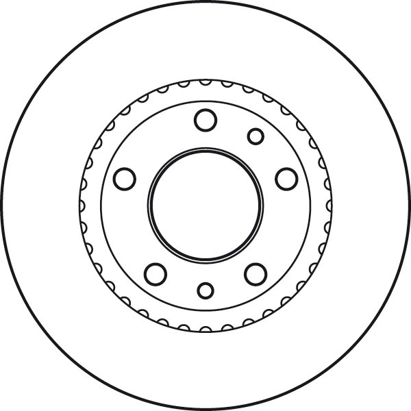 DISC FRANA TRW DF4836S - Compatibil cu KIA