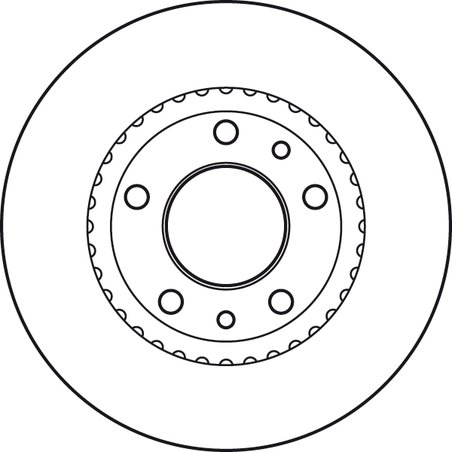 DISC FRANA TRW DF4836S - Compatibil cu KIA