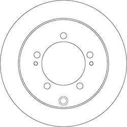 DISC FRANA TRW DF4845 - Compatibil cu CHRYSLER, MITSUBISHI