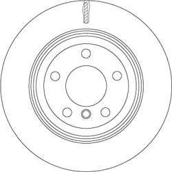 DISC FRANA TRW DF4854S - Compatibil cu BMW