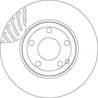 Disc frana TRW DF4863S
