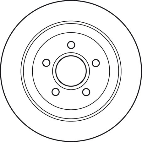 DISC FRANA TRW DF4875 - Compatibil cu CHRYSLER, DODGE