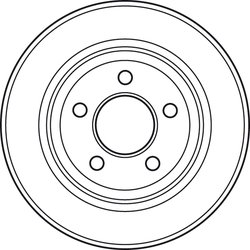 DISC FRANA TRW DF4882 - Compatibil cu CHRYSLER