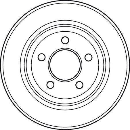 DISC FRANA TRW DF4882 - Compatibil cu CHRYSLER