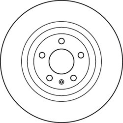 DISC FRANA TRW DF4893S - Compatibil cu AUDI