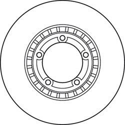 DISC FRANA TRW DF4896 - Compatibil cu HYUNDAI