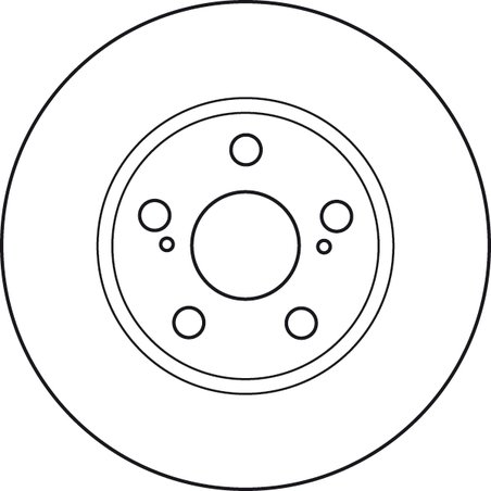 DISC FRANA TRW DF4906 - Compatibil cu TOYOTA, TOYOTA (FAW)