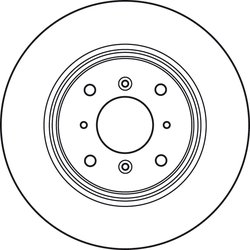 DISC FRANA TRW DF4908 - Compatibil cu HONDA
