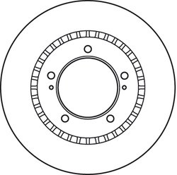DISC FRANA TRW DF4912 - Compatibil cu SUZUKI