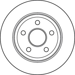 DISC FRANA TRW DF4914S - Compatibil cu JEEP