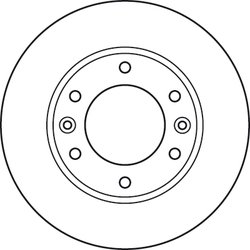 DISC FRANA TRW DF4924S - Compatibil cu KIA