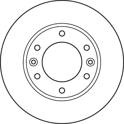 DISC FRANA TRW DF4924S - Compatibil cu KIA