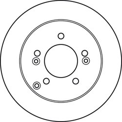 DISC FRANA TRW DF4946 - Compatibil cu KIA