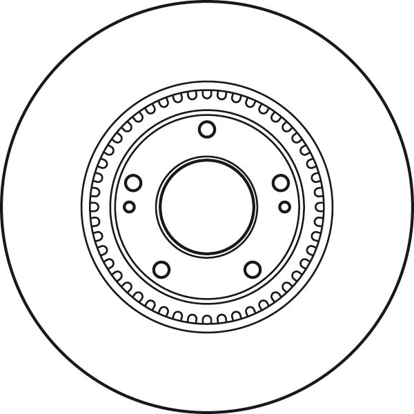 DISC FRANA TRW DF4957S - Compatibil cu HYUNDAI, KIA, KIA (DYK)