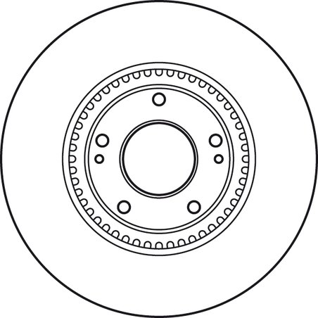 DISC FRANA TRW DF4957S - Compatibil cu HYUNDAI, KIA, KIA (DYK)