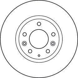 DISC FRANA TRW DF4958S - Compatibil cu MAZDA, MAZDA (FAW)