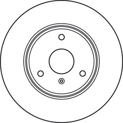 DISC FRANA TRW DF4961 - Compatibil cu SMART