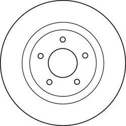 DISC FRANA TRW DF4964 - Compatibil cu NISSAN, NISSAN (DFAC), VENUCIA