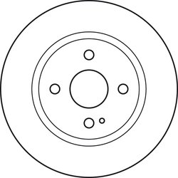 DISC FRANA TRW DF4966 - Compatibil cu FORD, FORD (CHANGAN), MAZDA, MAZDA (CHANGAN)