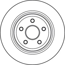 DISC FRANA TRW DF4979S - Compatibil cu JEEP