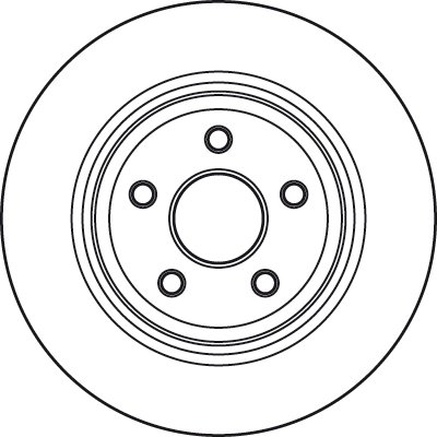 DISC FRANA TRW DF4979S - Compatibil cu JEEP