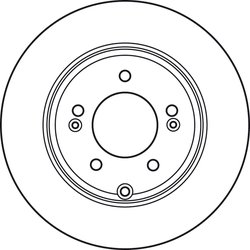 DISC FRANA TRW DF4980 - Compatibil cu HYUNDAI, HYUNDAI (BEIJING), KIA