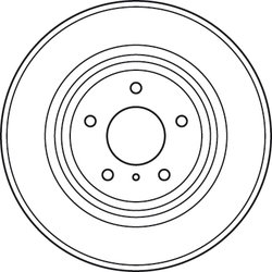 DISC FRANA TRW DF4983S - Compatibil cu INFINITI, NISSAN