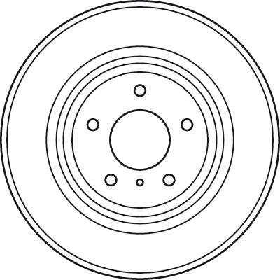 DISC FRANA TRW DF4983S - Compatibil cu INFINITI, NISSAN
