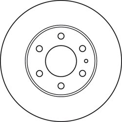 DISC FRANA TRW DF4987S - Compatibil cu IVECO