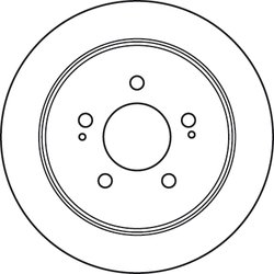 DISC FRANA TRW DF4986S - Compatibil cu HYUNDAI, JAC