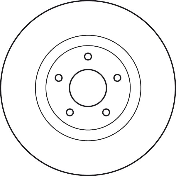 DISC FRANA TRW DF4989S - Compatibil cu NISSAN, RENAULT, RENAULT (DFAC)