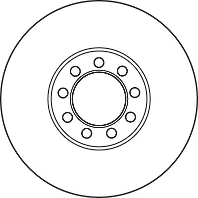 DISC FRANA TRW DF4994S - Compatibil cu IVECO