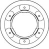 DISC FRANA TRW DF4993S - Compatibil cu IVECO