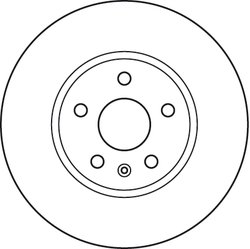 DISC FRANA TRW DF4996S - Compatibil cu CHEVROLET, OPEL, SAAB, VAUXHALL