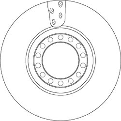 DISC FRANA TRW DF5077S - Compatibil cu IVECO