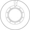 DISC FRANA TRW DF5135S - Piesa auto compatibila cu mai multe marci