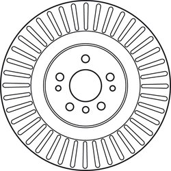 DISC FRANA TRW DF6013S - Compatibil cu MERCEDES-BENZ