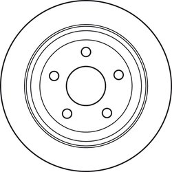 DISC FRANA TRW DF6027 - Compatibil cu CHRYSLER, DODGE